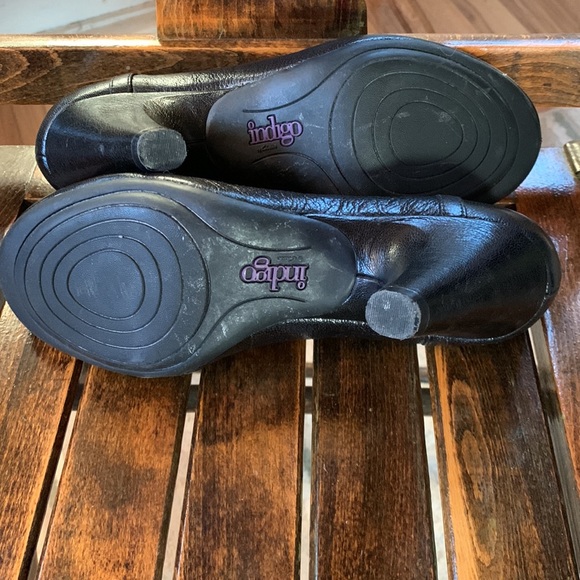 1940s Leather Reproduction Heels by Clarks Indigo US7.5 - Picture 4 of 5